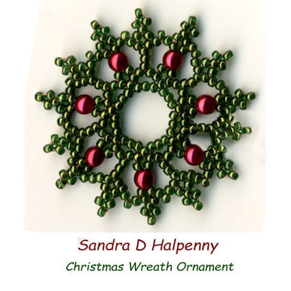 Christmas Wreath Ornament Pattern