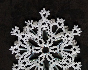 Beaded Snowflake #147 Ornament Pattern SDH