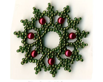 Christmas Wreath Ornament Pattern