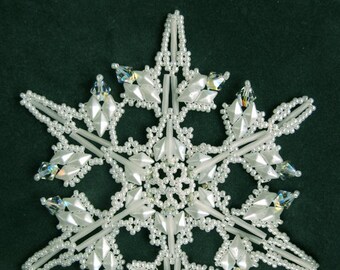 Beaded Snowflake #139 Ornament Pattern SDH