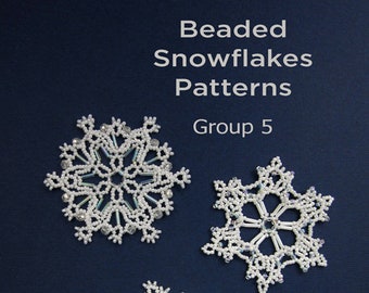 Beaded Snowflake Pattern - Group 5