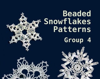 Beaded Snowflake Pattern - Group 4