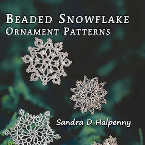 Beaded Snowflake Ornament Patterns eBook image 1