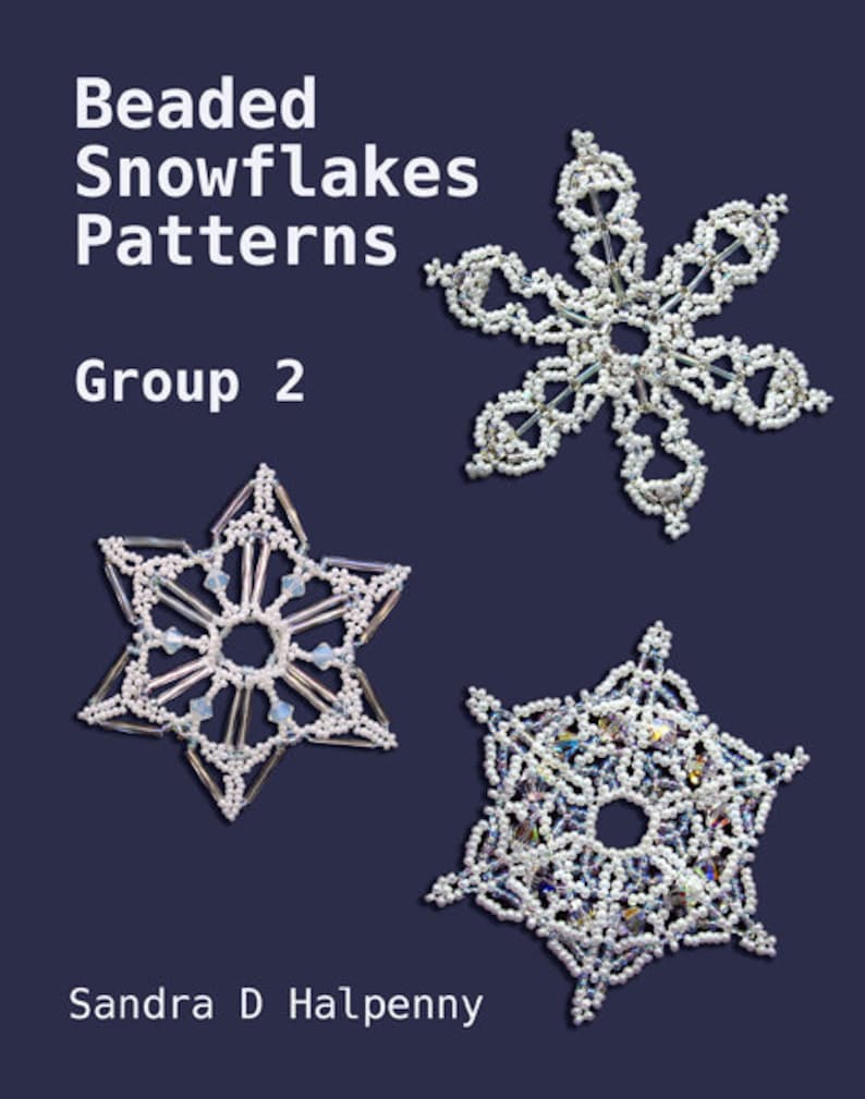 Beaded Snowflake Pattern Group 2 image 1