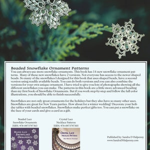 Beaded Snowflake Ornament Patterns eBook image 2