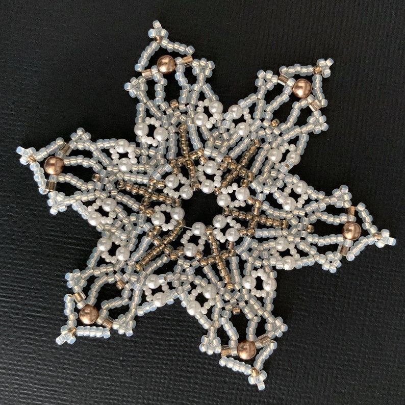 Beaded Snowflake Ornament Patterns eBook image 4