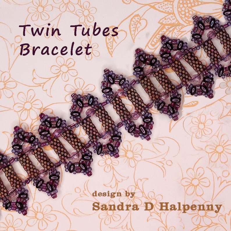 Twin Tubes Bracelet Pattern image 1