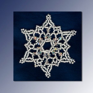 Beaded Snowflake #4 Ornament Pattern SDH