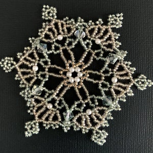 Beaded Snowflake Ornament Patterns eBook image 6