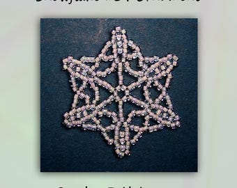 Schneeflocke #34 Ornament Bead Pattern SDH