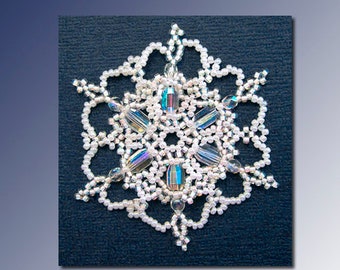 Beaded Snowflake #51 Ornament Pattern SDH