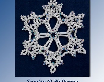 Beaded Snowflake #148 Ornament Pattern SDH