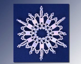 Beaded Snowflake #78 Ornament Pattern SDH