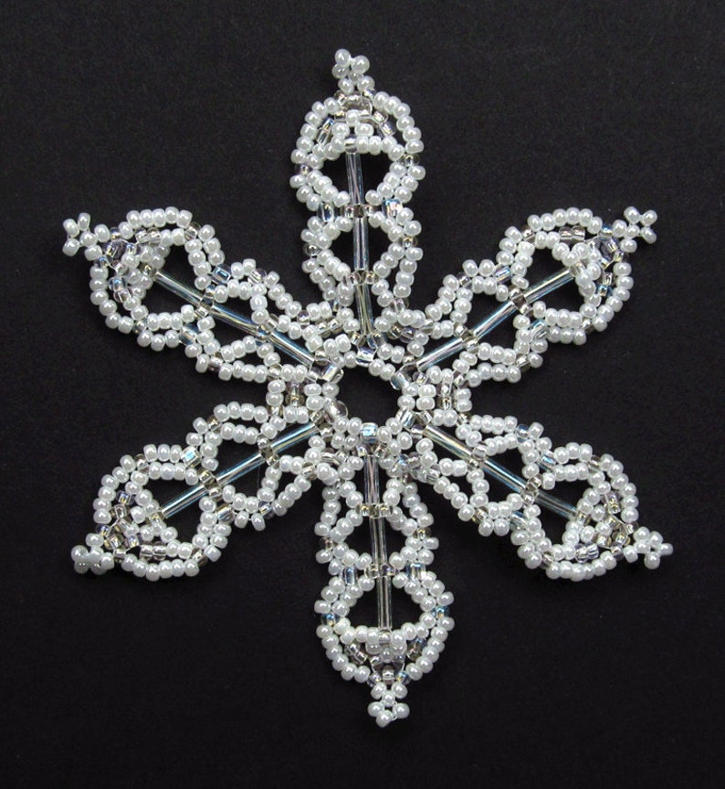 Beaded Snowflake Pattern Group 2 image 4