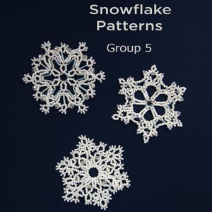 Beaded Snowflake Patterns - Group 5
