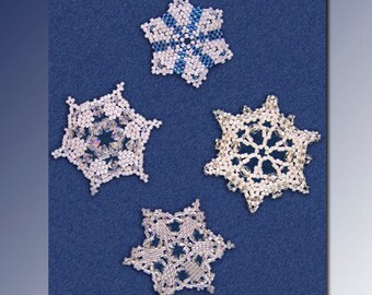 Peyote Lace Snowflake Ornament Collection eBook