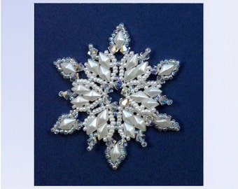 Beaded Snowflake #110 Ornament Pattern SDH