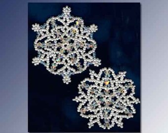 Beaded Snowflake #5 Ornament Pattern SDH