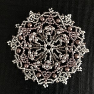 Beaded Snowflake Ornament Patterns eBook image 3