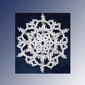 Beaded Snowflake #3 Ornament Pattern