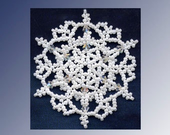 Beaded Snowflake #3 Ornament Pattern