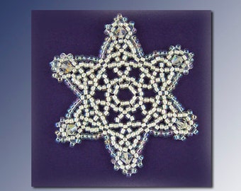 Beaded Snowflake #56 Ornament Pattern