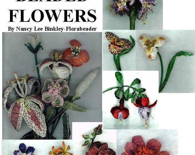 VICTORIAN BEADED FLOWERS 12 PATTERNS EBOOK Etsy