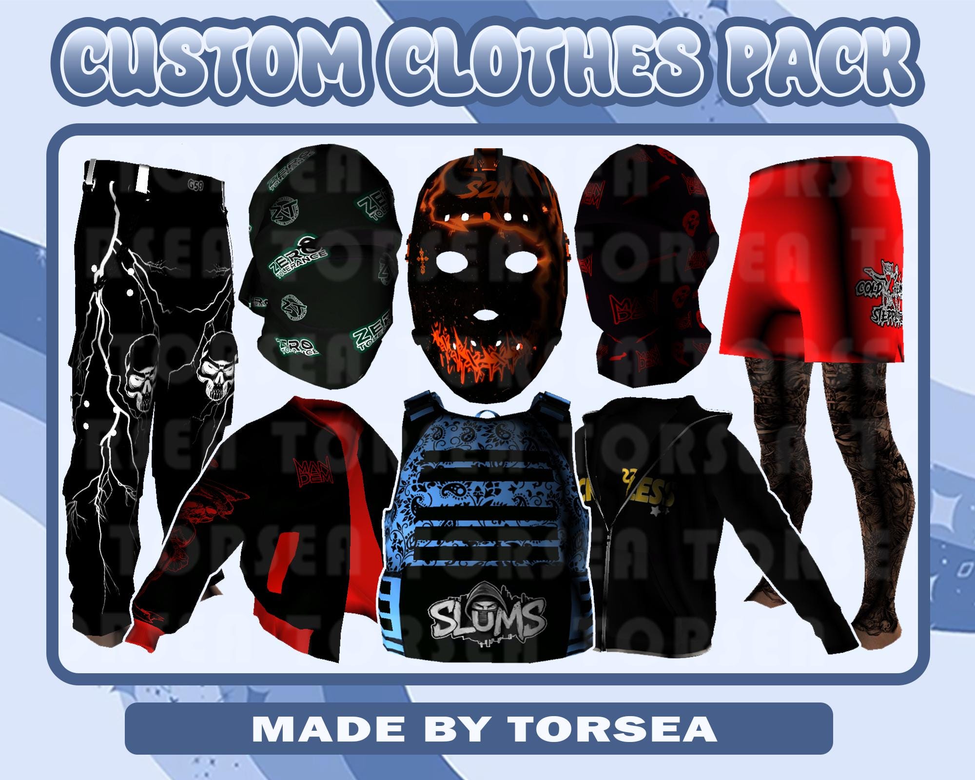 Custom Fivem Clothes Pack GTA MP Male Female Etsy Custom Fivem Clothes Pack GTA MP Male Female Etsy