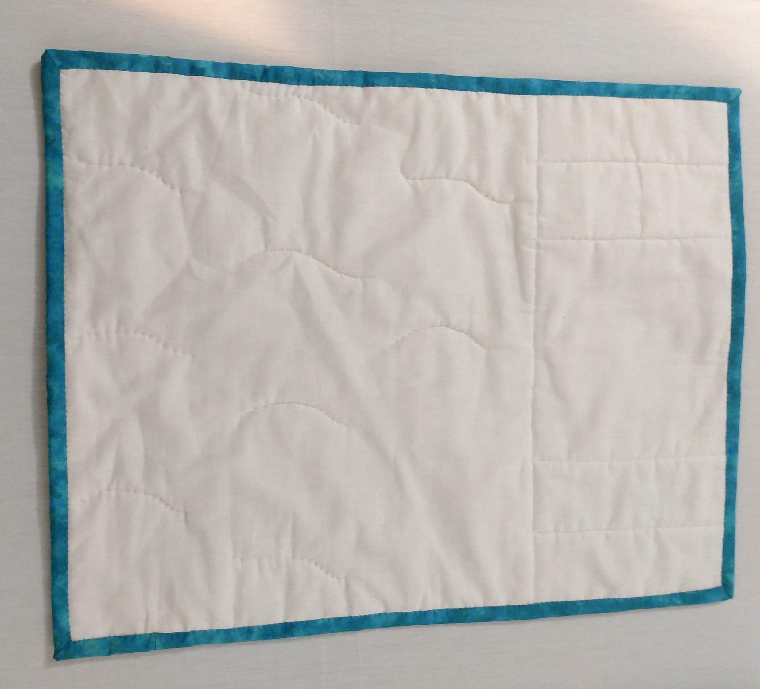 Handmade Blue Quilted Placemats set of 4 Etsy