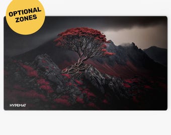 Magic: The Gathering - Epic Playmat + Zones 24&quot; x 14&quot; (610 x 355 mm, 3 mm) Playmat, TCG & Board Games Non-Slip Stitched Edges