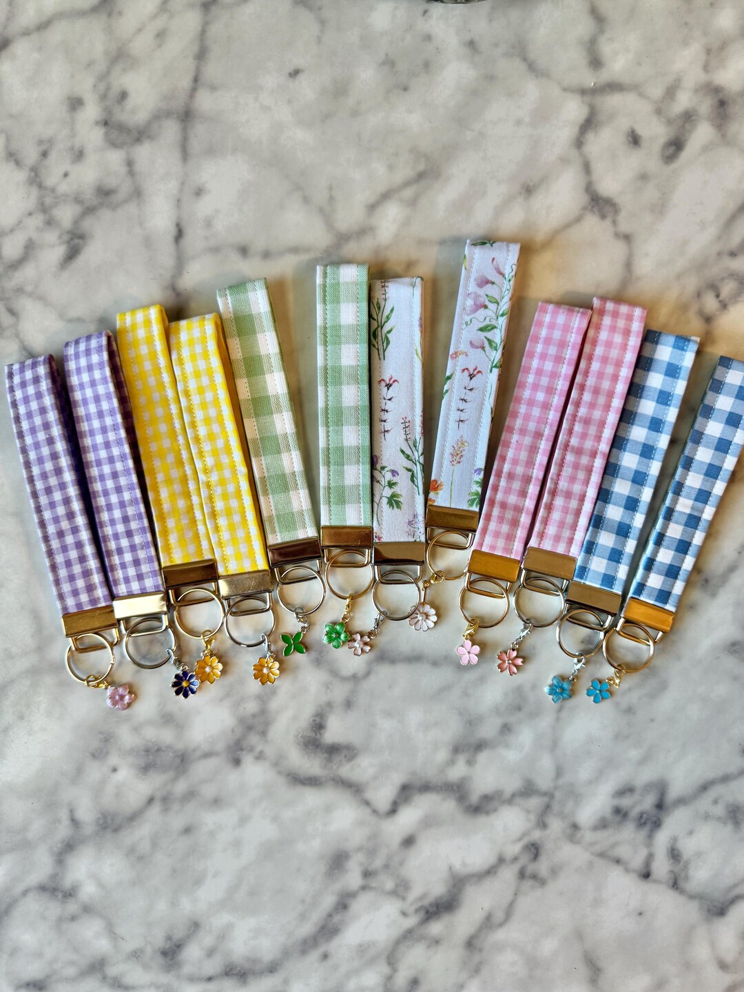 Festables Keychains Handmade Spring and Summer Keychains With Charm - Assorted Designs in ...