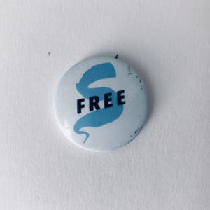 Smoke Free pin 1"