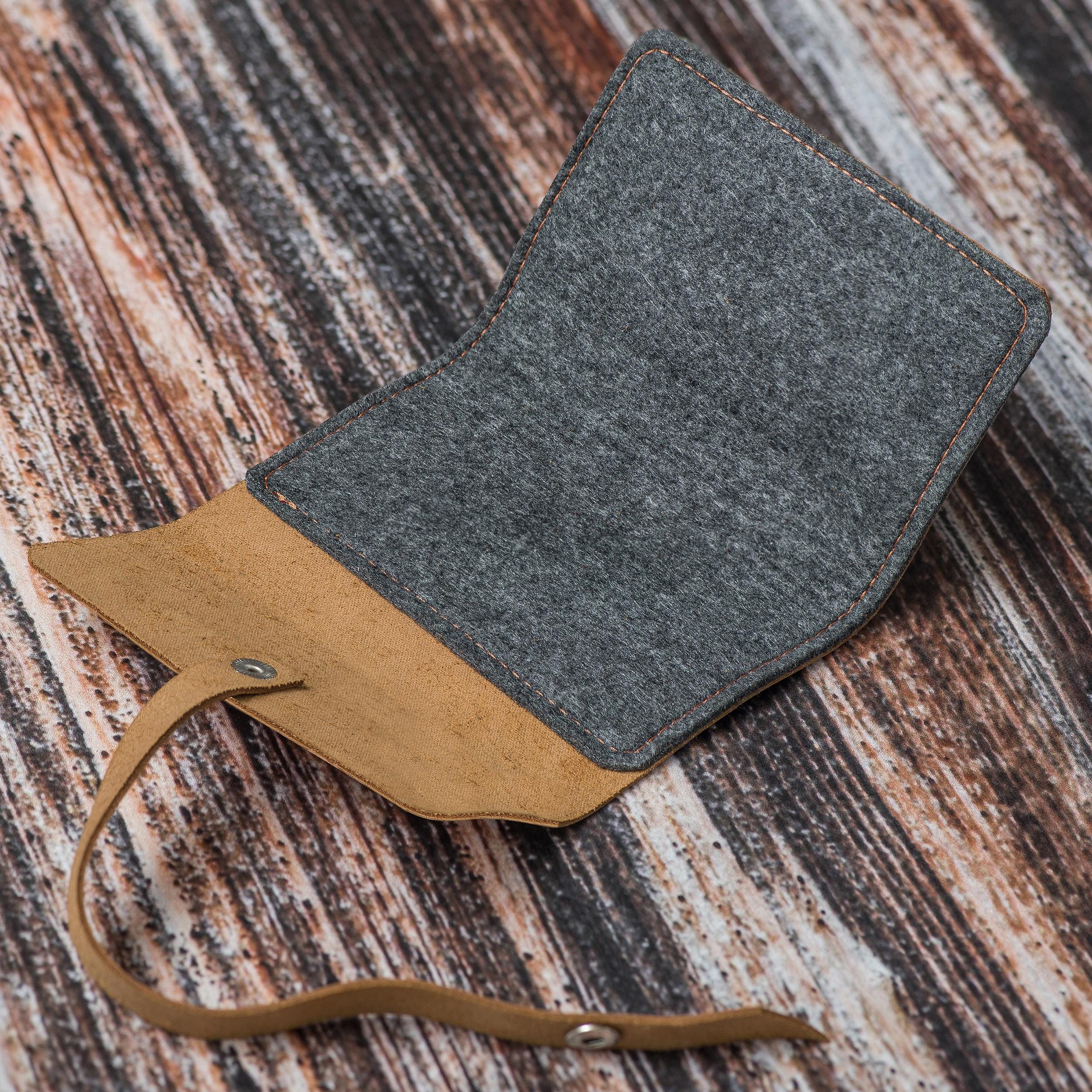 Accessoires de pêche à la mouche en cuir artisanaux fabriqués à la main en ligne - France