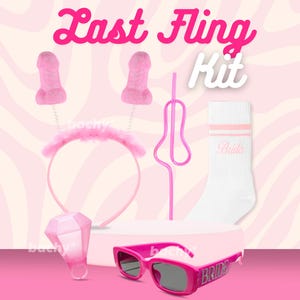 Funny Bachelorette Gift Kit, Hilarious Bride to Be Accessories, Bachelorette Party Surprise, Maid of Honor Gift, Naughty Bridal Shower