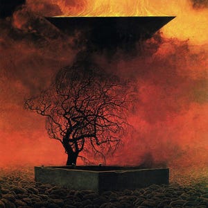 ZDZISLAW BEKSINSKI - Sin título (1976) (58 x 46 cm), Póster de arte en lienzo, ¡Envío gratis!