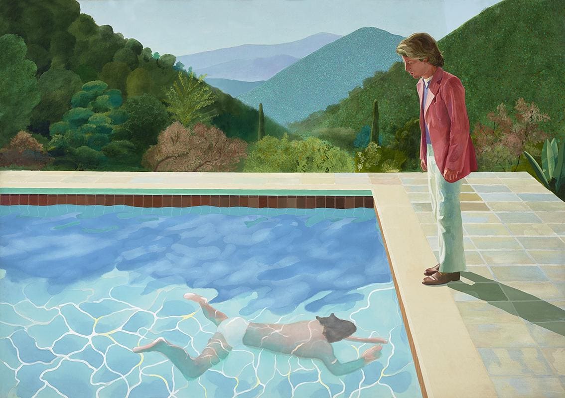 David hockney pool - Etsy 日本