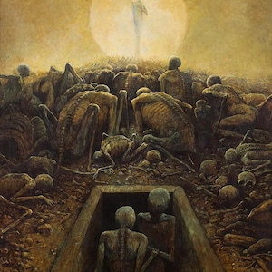 ZDZISLAW BEKSINSKI - Sin título (1970) (60 x 47 cm), Póster de arte en lienzo, ¡Envío gratis!