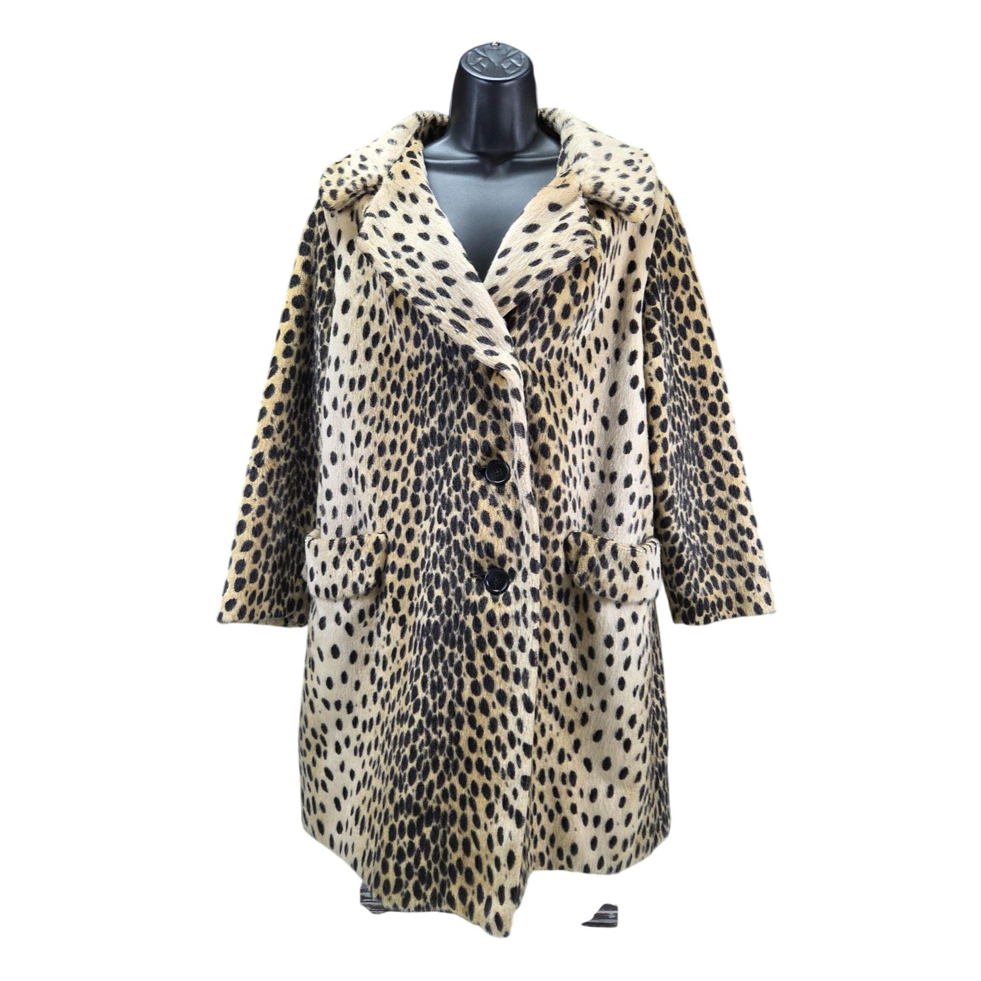 Tissavel Style VI Ltd エコファー レオパード アメリカ製 Tissavel Style VI Ltd エコファー レオパードロングコート Style Vi