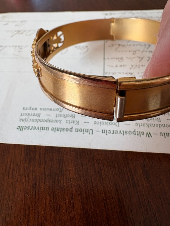 Edwardian Hinged Bangle - image 5
