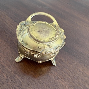 Stunning Antique B&W Jewelry Casket