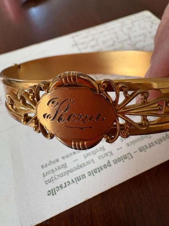 Edwardian Hinged Bangle - image 2