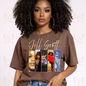 Jill Scott Album Cover Unisex Tee| Crop Top