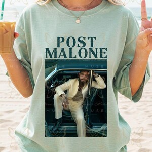Post Malone T-Shirt | Comfort Colors Tee | Posty Shirt | Vintage Concert Style | Unisex Relaxed Fit | image 3