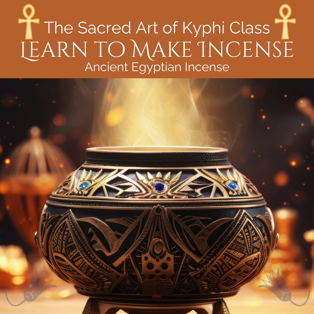 Learn to Make Incense Sacred Art of Kyphi Class Incense Etsy UK