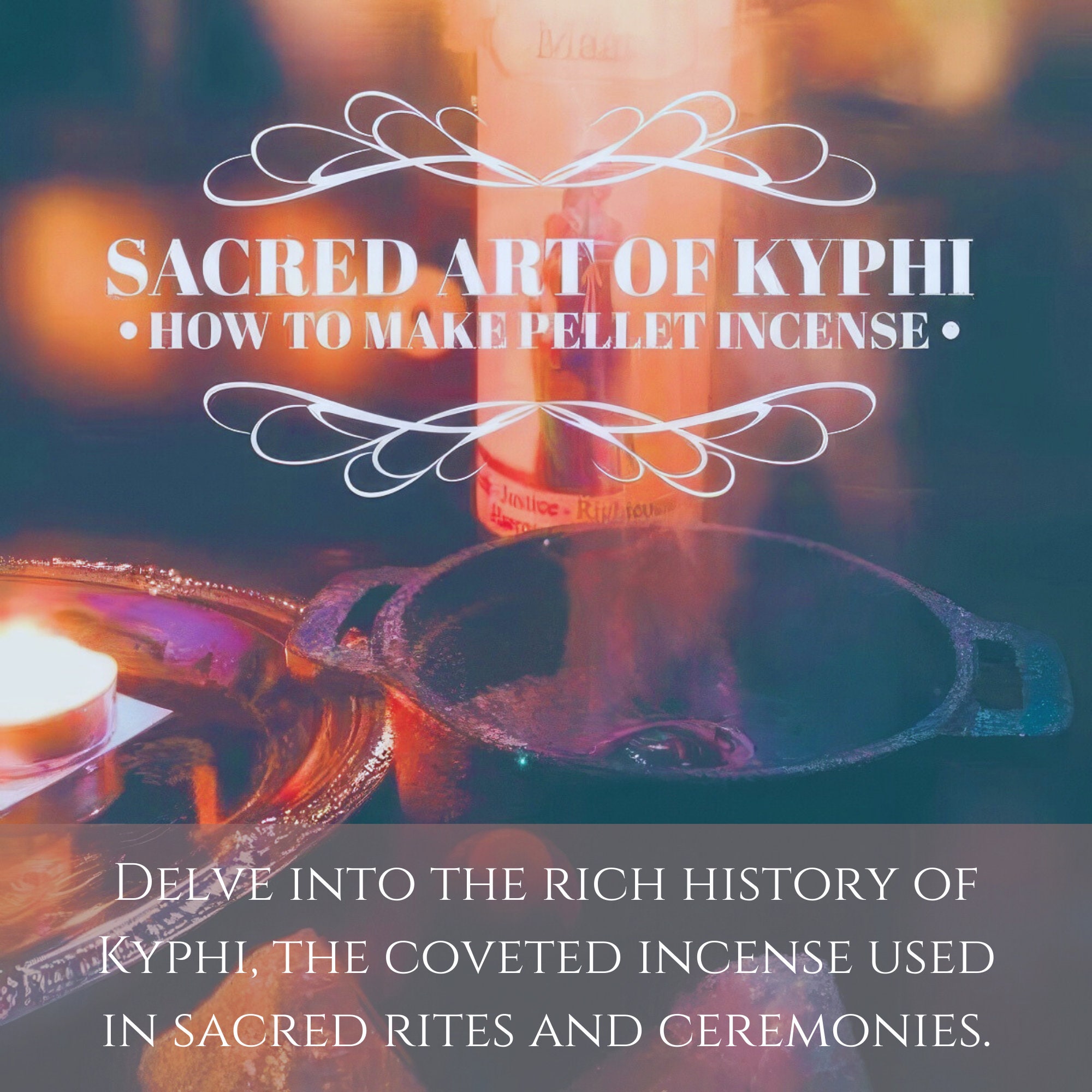 Learn to Make Incense Sacred Art of Kyphi Class Incense Etsy UK
