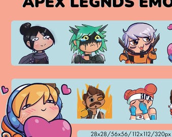 Apex Legends Emote Pack | Unique and Vibrant Designs by SafaWoods