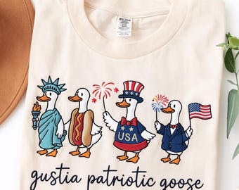 4th of Jul Goose Besticktes Sweatshirt: Fantastisches USA-Outfit