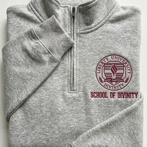 Custom University Quarter Zip Sweatshirt, Custom College Quarter Zip, Personalized School Shirt, University Shirt, College Graduation Gift