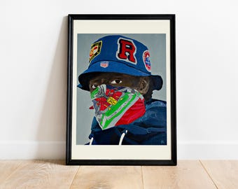 Mach Hommy 'pray for Haiti' Album Cover Art Poster (digital