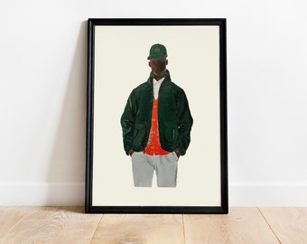 Aimé Leon Dore Figurative Art Print/poster by Alix, Outfit